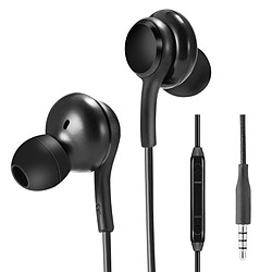 GUPBOO Casque stéréo S10 avec contrôle du volume Casque filaire basse pour Samsung S10 PK AKG S6 S8