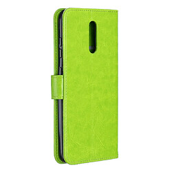 Avis Wewoo Housse Coque Etui à rabat horizontal pour Nokia 3.2 Crazy Horse Texture avec supportfentes cartesportefeuille et cadre photo Vert