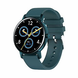 Silicone Montre Intelligente Wb05 Multifonction Bluetooth Cadran Rond Longue Veille Montre Pour Hommes Femmes Blue_Silicone Band