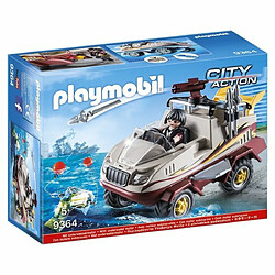 Playmobil® Véhicule amphibie et bandit Playmobil City Action 9364