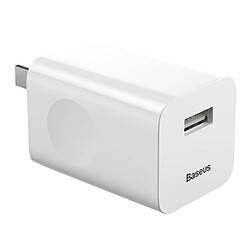 Wewoo Chargeur 12V / 2A sortie port USB unique portatif mural de voyage rapide, pour iPad, iPhone, Galaxy, Huawei, Xiaomi, LG, HTC & autres téléphones intelligents, appareils rechargeables