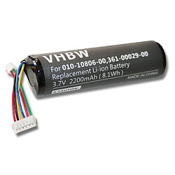 Vhbw Batterie Li-Ion 2200mAh pour GPS GARMIN ASTRO SYSTEM DC20, DC30, DC40, 220, 320 DOG TRACKING SYSTEM