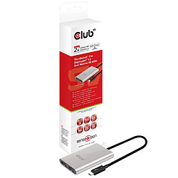 Club 3D CLUB3D Thunderbolt™ 3 to Displayport™ 1.2 Dual Monitor 4K 60Hz