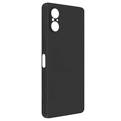 Avizar Coque pour Sony Xperia 5 V Semi-rigide Soft-touch avec Dragonne Noir