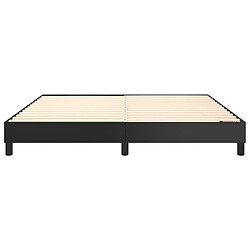 Acheter vidaXL Cadre de lit sans matelas noir 180x200 cm similicuir