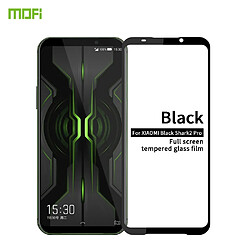 Wewoo Film de verre trempé de plein écran 9H 2.5D pour Xiaomi Black shark2 Pro Noir