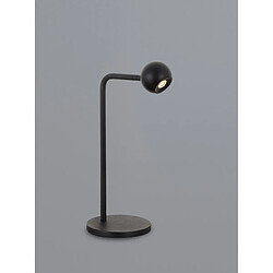 Inspired Lampe de table 38,5 cm, LED 6 W, 3 000 K, 390 lm, noir sable, 3 ans de garantie