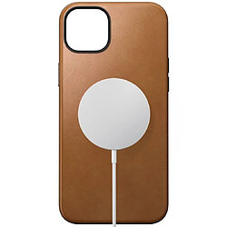 Nomad Coque Modern en Cuir pour iPhone 15 Plus Marron clair pas cher