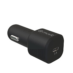 Muvit Chargeur Voiture Allume-cigare USB 3A - 18W Noir