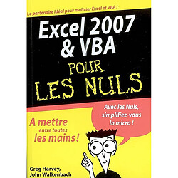 Excel 2007 & VBA pour les nuls - Occasion