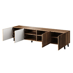 Bestmobilier Come - meuble TV - bois - 200 cm - style contemporain