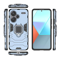 Htdmobiles Coque pour Xiaomi Redmi Note 13 Pro+ Plus 5G - housse etui rigide anti choc + film ecran - BLEU FONCE