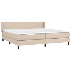 Avis Maison Chic Lit Adulte - Lit simple Lit à sommier tapissier avec matelas moelleux - Meuble de Chambre - Cappuccino 200x200 cm -MN44387