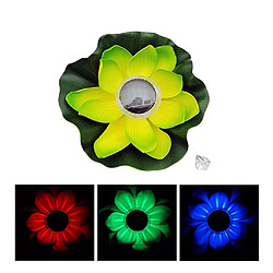 Avis Lampe solaire de lanterne de fleur de lumière solaire de flottement de LED d'énergie solaire pétales verts