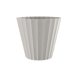 PLASTIKEN Pot Doric Maceta - Ø26 x 23 cm - Blanc