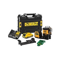 Laser multilignes Dewalt XR DCE089D1G18 12 V 18 V batterie XR 2 Ah chargeur TSTAK