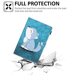 Etui en PU Impression de motifs avec support Loup pour votre Samsung Galaxy Tab A7 Lite 8.7 (2021) T220/T225