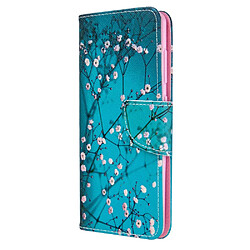 Etui en PU impression de motifs arbre à fleurs pour votre Samsung Galaxy A41 (Global Version)