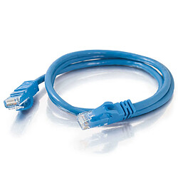 Cables To Go C2G 10m Cat6 Patch Cable câble de réseau U/UTP (UTP) Bleu