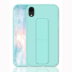 Wewoo Coque Rigide Pour iPhone XR Shockproof PC + TPU Housse de protection avec bracelet et support Vert