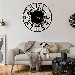 DEKORY Horoscopes Horloge Murale en Métal 50cm