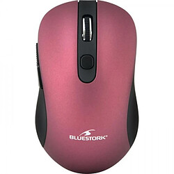 Souris BLUESTORK Sans fil - 2,4 Ghz - 6 boutons - Prune métallique