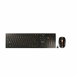 clavier et souris Cherry JD-9100ES-2 Noir Espagnol Qwerty