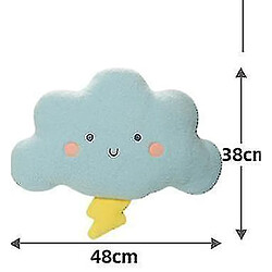 Avis Universal 48 cm mignon en forme de nuage peluche coussin remplit arc-en-ciel éclair nuage doux jouet garçon garçon garçon cadeau anniversaire