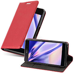 Cadorabo Coque Sony Xperia Z2 COMPACT Etui en Rouge