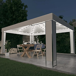 Maison Chic Tonnelle | Pergola avec guirlande lumineuse à LED 3x4 m Blanc -GKD52001