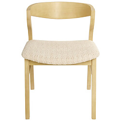 Acheter Beliani Chaise de salle à manger Set de 2 Beige clair MAROA