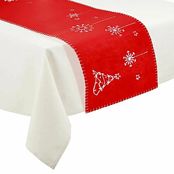 Chemin de Table Noël Feutrine 30x120cm Rouge