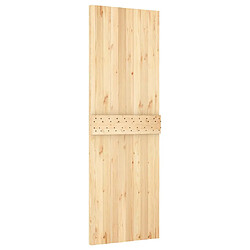 Acheter vidaXL Porte coulissante et kit de quincaillerie 70x210 cm pin massif