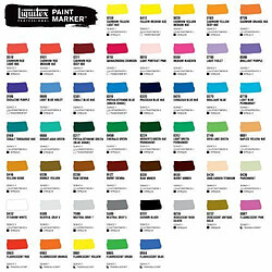 Liquitex 00100 Marqueur Pointe Fine 2-4 mm Noir Carbone pas cher