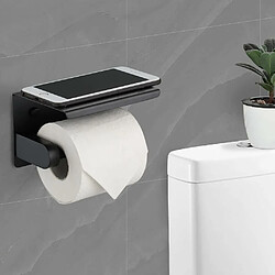 Cfsyls Porte-papier hygiénique avec étagère pour téléphone, distributeur de rouleaux de mouchoirs pas cher