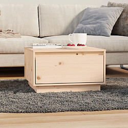 Maison Chic Table basse,Table Console Table d'appoint, Table pour salon 55x56x32 cm Bois massif de pin -MN83042