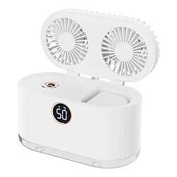 Mini Climatiseur 3 En 1 Ventilateur De Refroidissement Humidificateur Purificateur LED Rose Clair