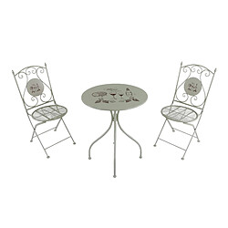 Ensemble table & chaises Axi