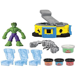 Playdoh Play-Doh Hulk Écrase tout, coffret pâte a modeler avec figurine Hulk, a partir de 4&nbsp;ans, Marvel