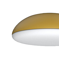 Avis Inspired Kazz Plafonnier 38cm Rond, 4 x E27 (Max 20W LED), Or