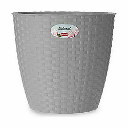 Avis Pot Stefanplast Gris Plastique 24 x 22,3 x 24 cm (6 Unités)