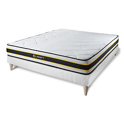 Avis Sleepfit Ensemble sommier + matelas FLEXY ressorts ensachés et mémoire de forme 140x190