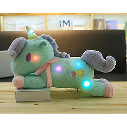 Universal 1PC 55cm Lumière jouet et ampli de jouets en peluche à licorne colorée; Girlspink