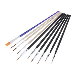 Acheter Toy Model Hobby Artist Painting Brush Set Hand Tool Accessory R 10pcs