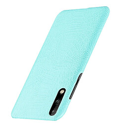 Avis Wewoo Coque Rigide Pour Huawei Enjoy 10s Shockproof Crocodile Texture PC + PU Case Light Green