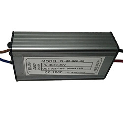 Alimentation de conducteur de CC 30W 40-80V LED, pour l'éclairage de locomotive, éclairage de bateau