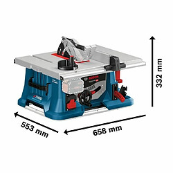 Avis Scie sur table Bosch Professional GTS 18V-216 + GTA 56 sans batterie - 0601B44002