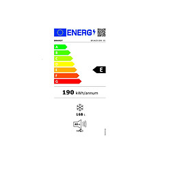 Congélateur armoire 54.5cm 168l statique - BFU4251EW - BRANDT