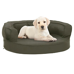 vidaXL Matelas de lit ergonomique pour chien 60x42 cm Aspect de lin