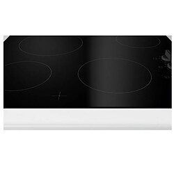 Table de cuisson vitrocéramique 60cm 4 feux 6600w noir - PKE611CA8E - BOSCH